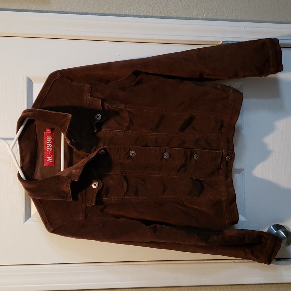 Brushed corduroy jacket